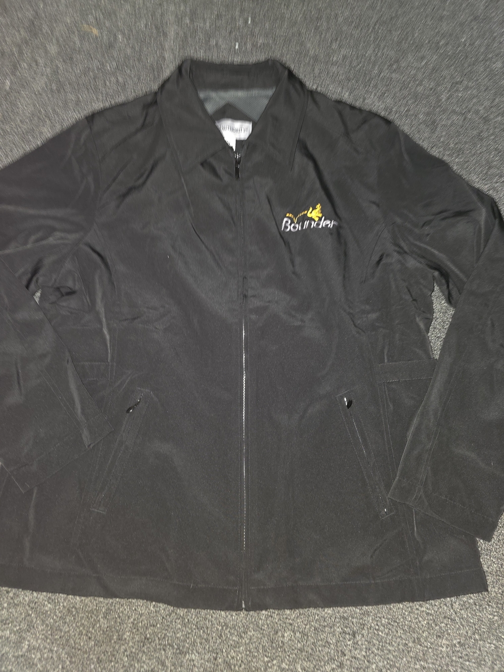 Port Authority Black Jacket with Embroidered Fleetwood RV Bounder Logo